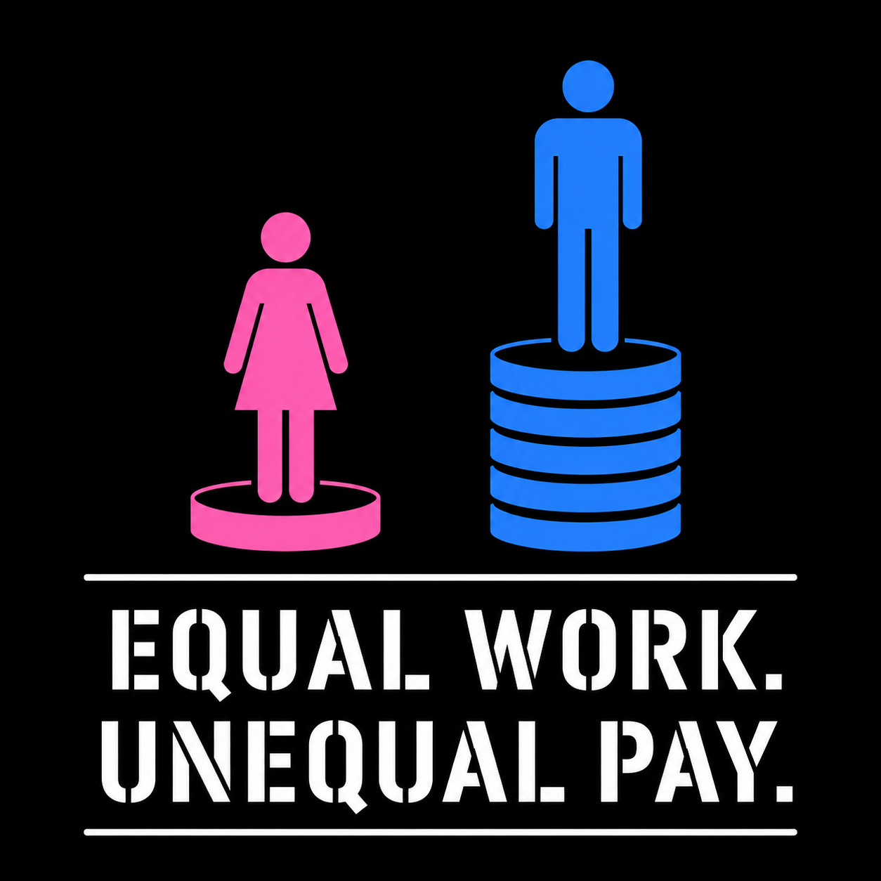 Pay Gap AI Image poster